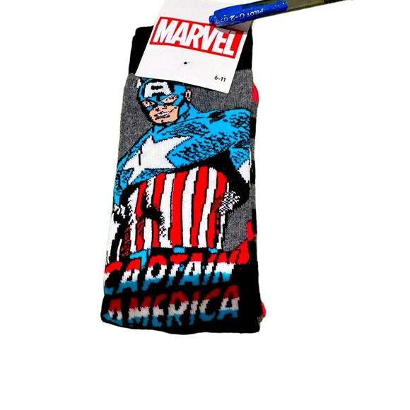 Marvel Captain America Socks - Picture 1 of 2